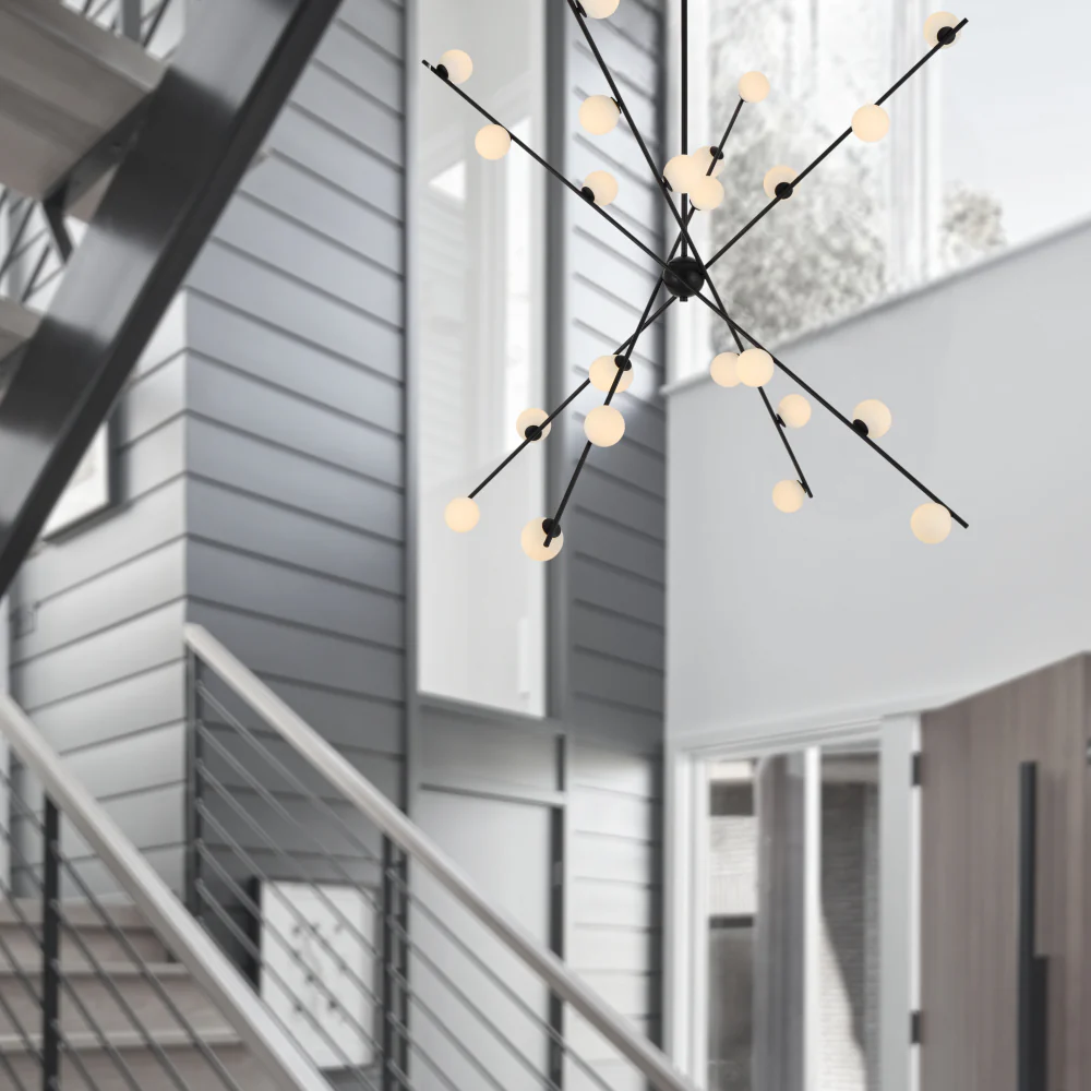 Telbix Captiva 24 Light Pendant Black - Image 2