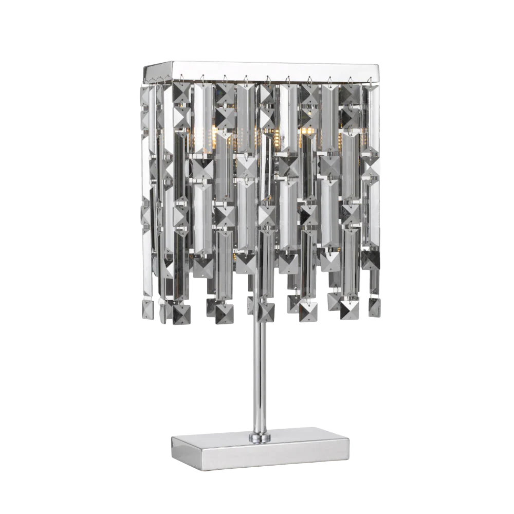 Telbix Cerone 2 Lights Table Lamp Chrome - Image 3