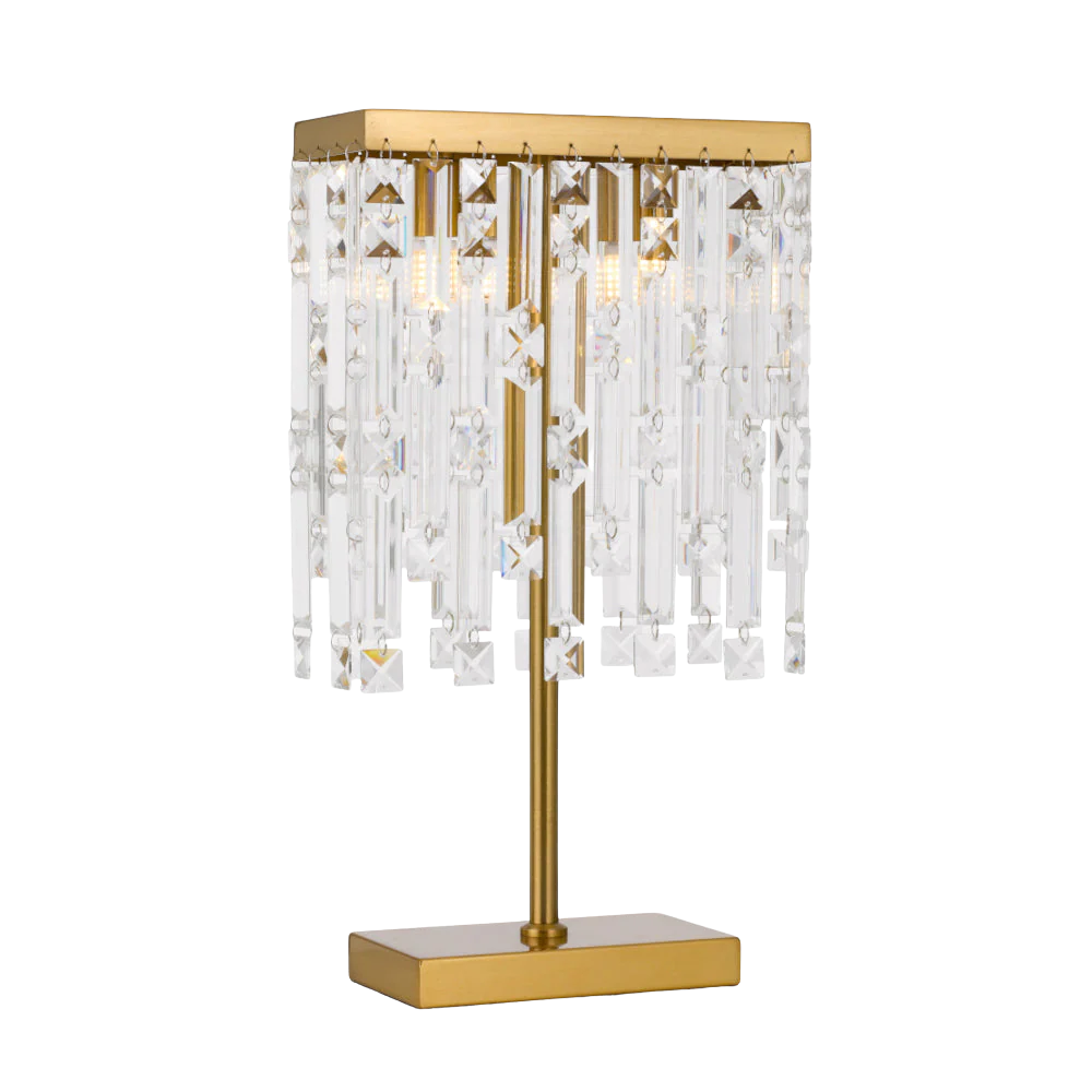 Telbix Cerone 2 Lights Table Lamp Gold - Image 5
