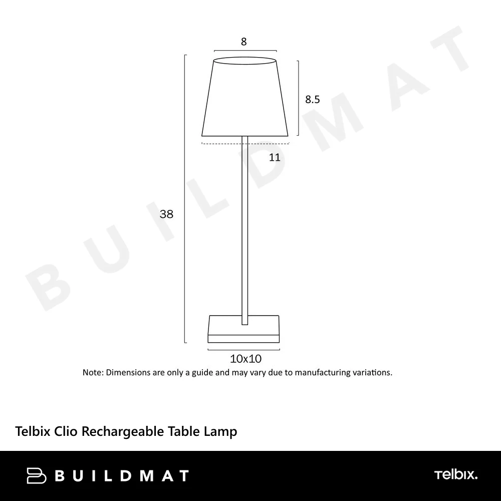 Telbix Clio Rechargeable Table Lamp Green - Image 7
