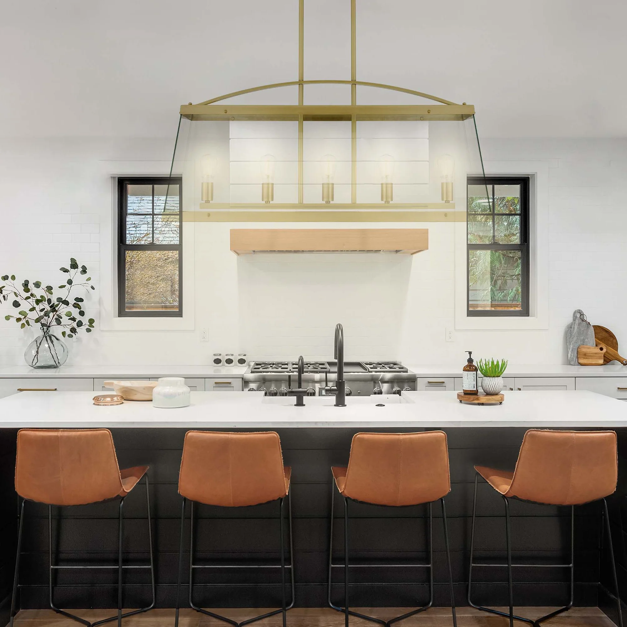 Telbix Colair 5 Lights Solid Brass - Image 2