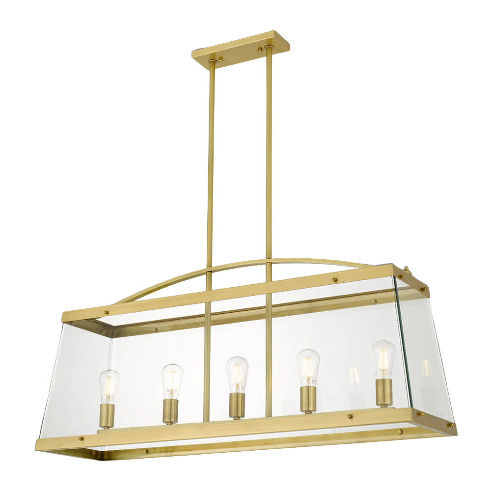 Telbix Colair 5 Lights Solid Brass - Image 6