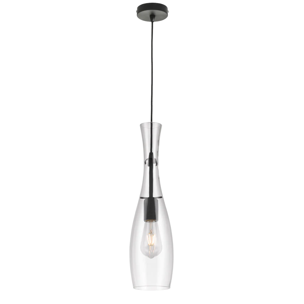 Telbix Conie Pendant Black Clear - Image 5