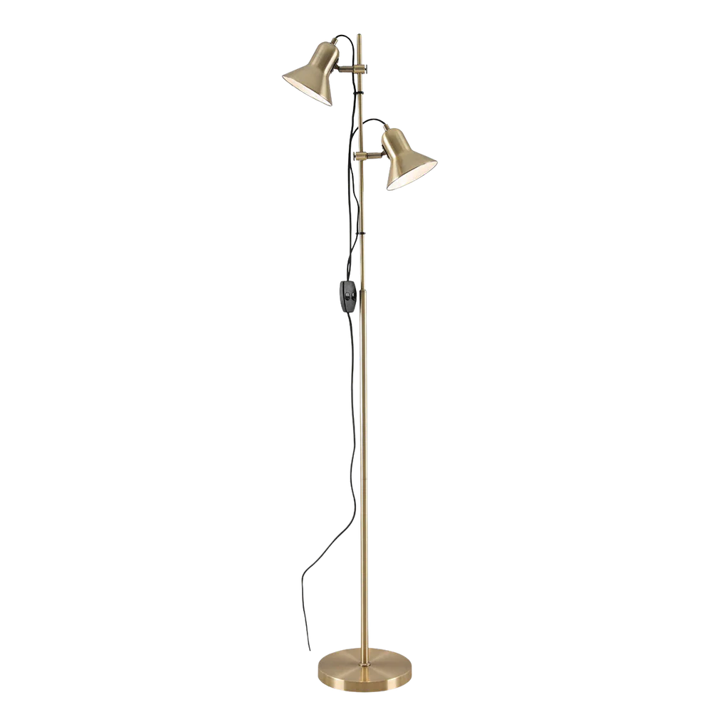 Telbix Corelli 2 Floor Lamp Antique Brass - Image 3