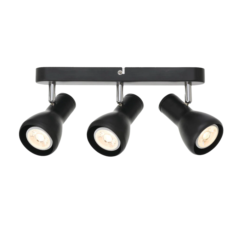 Telbix Curtis 3 Lights Spot Bar Black - Image 5