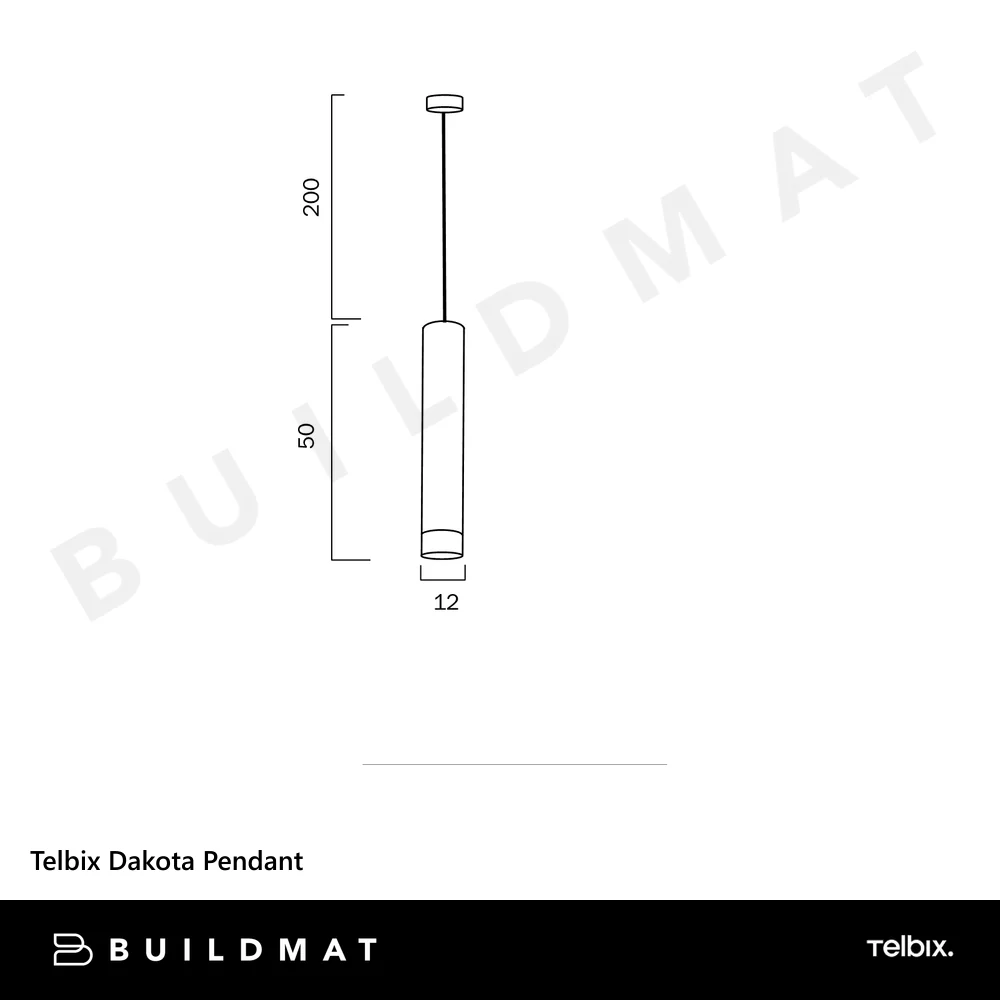 Telbix Dakota Pendant Aluminium Oak - Image 4