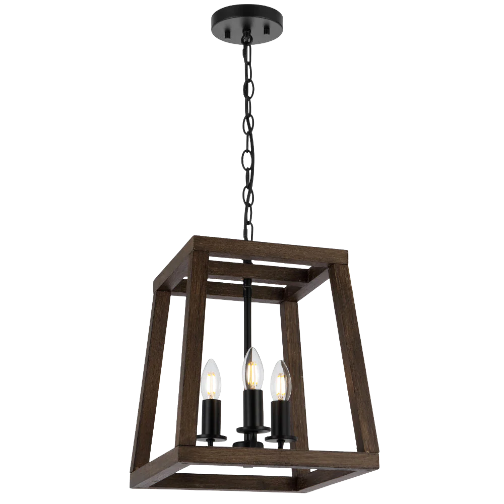 Telbix Dalton 3 Light Pendant Black - Image 3