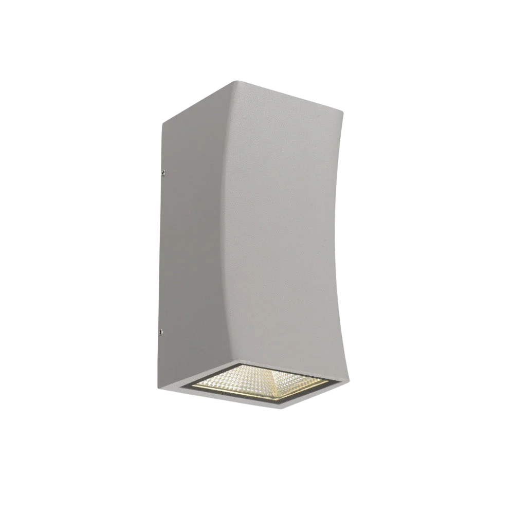 Telbix Dash Exterior 2 Wall Light Silver - Image 3