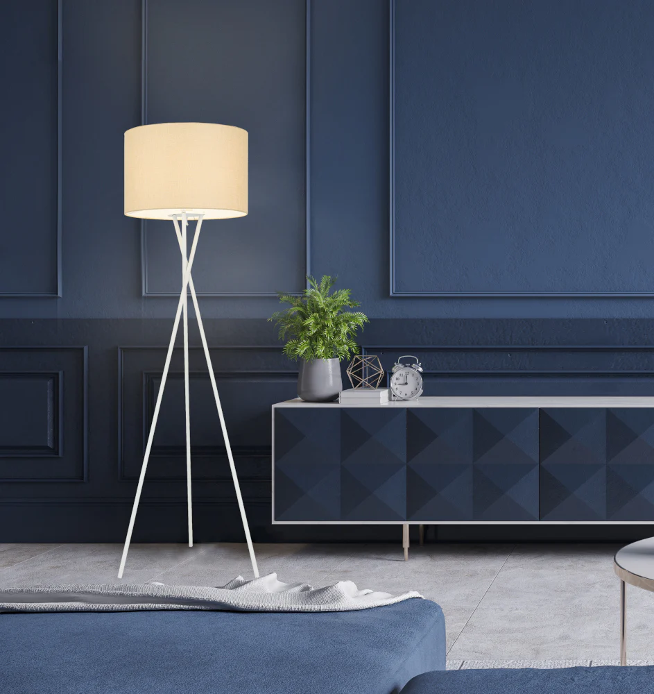 Telbix Denise Floor Lamp White Wheat - Image 2