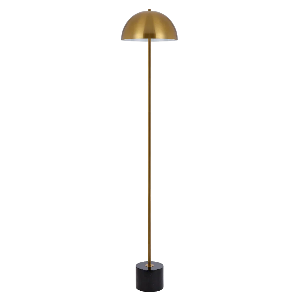 Telbix Domez Floor Lamp Antique Gold
