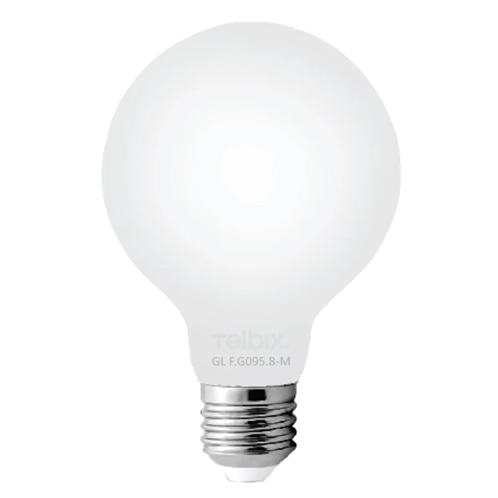 Telbix E27 G95 8W Led Globe Milk Dim 3000K - Image 3