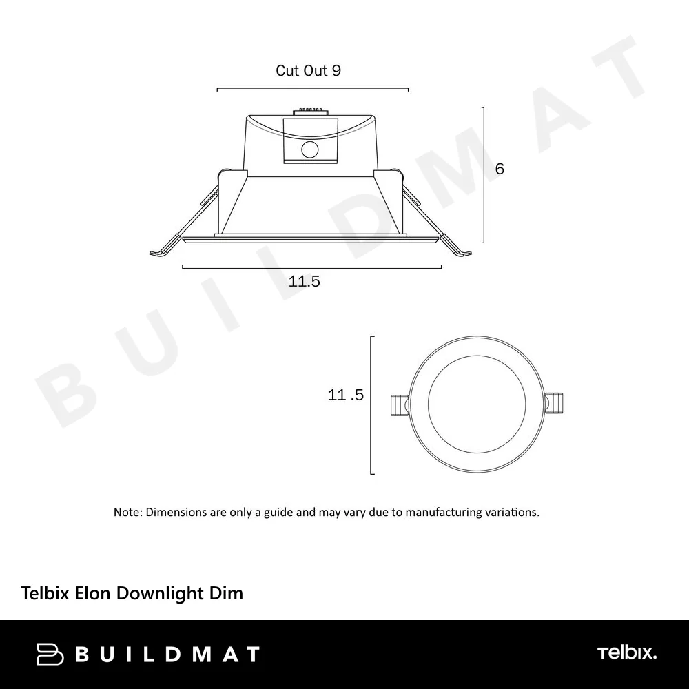 Telbix Elon Downlight 3CCT Dim Nickel - Image 5