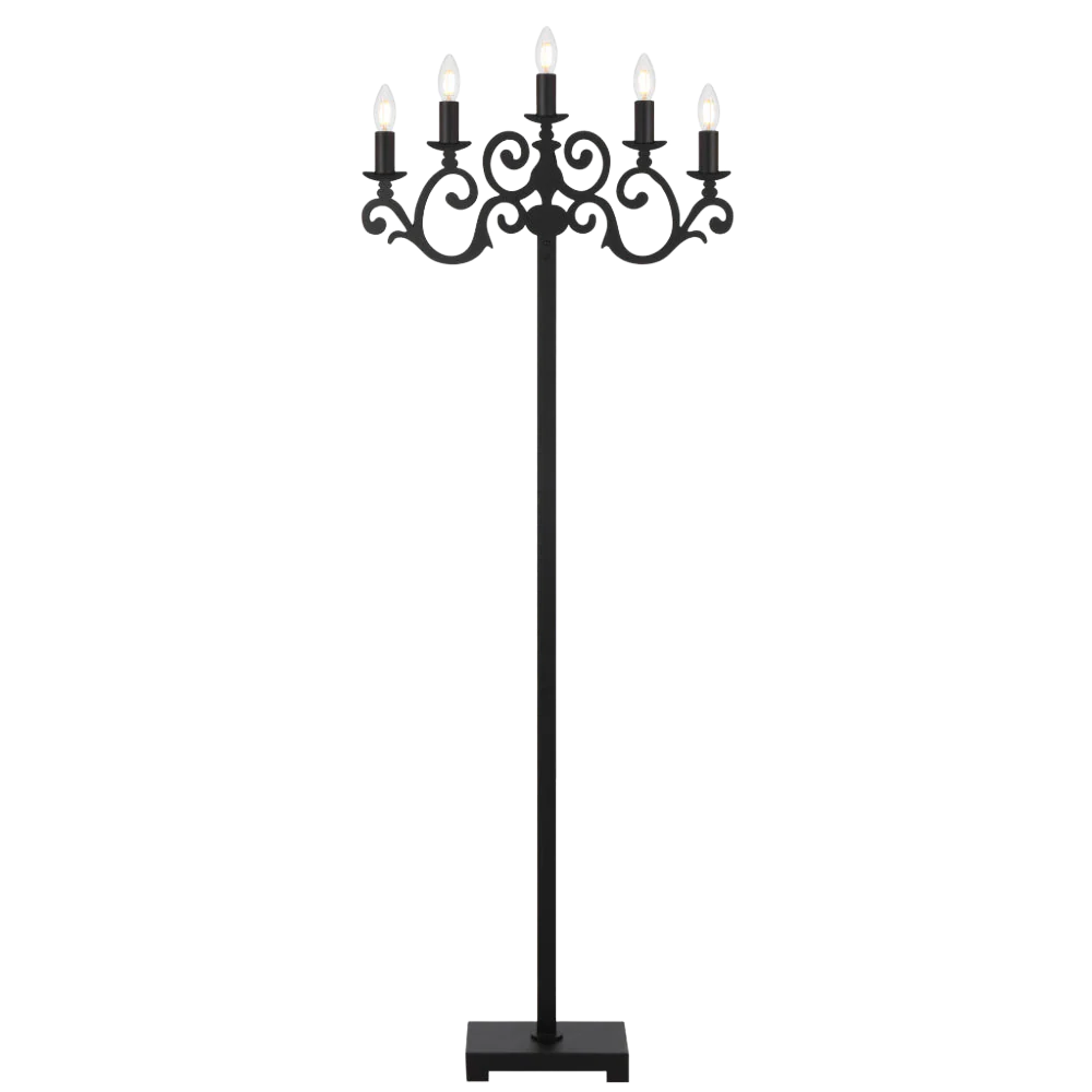 Telbix Emporia Floor Lamp Black - Image 7