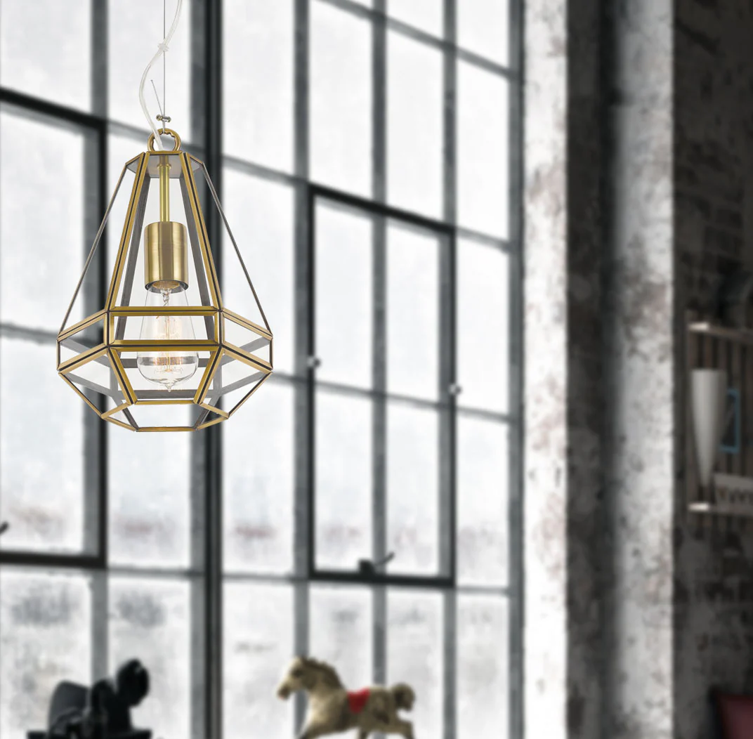 Telbix Espada 20 Pendant Antique Brass - Image 2