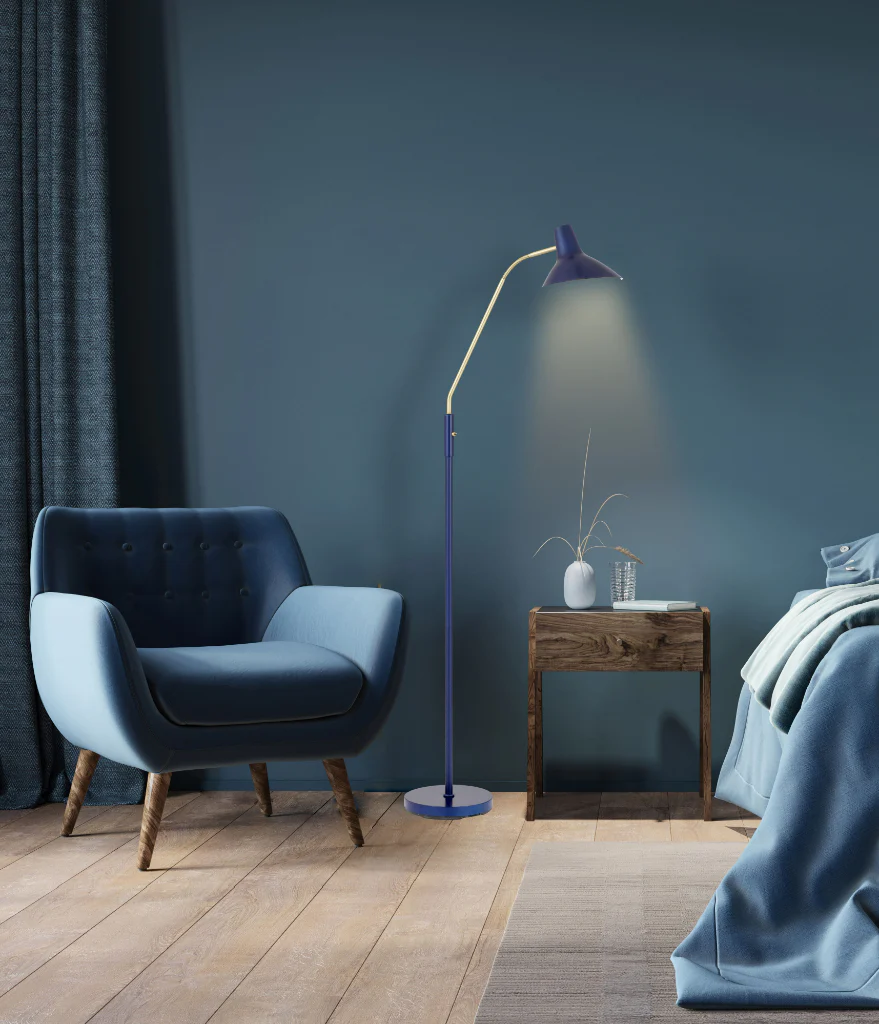Telbix Farbon Floor Lamp Blue - Image 2