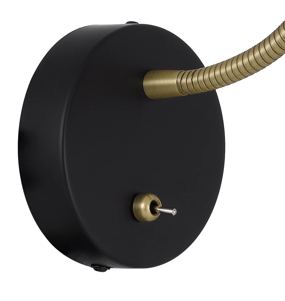 Telbix Farbon Short Wall Light Black - Image 4