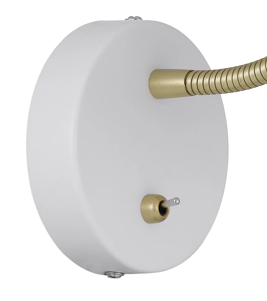 Telbix Farbon Short Wall Light White - Image 4