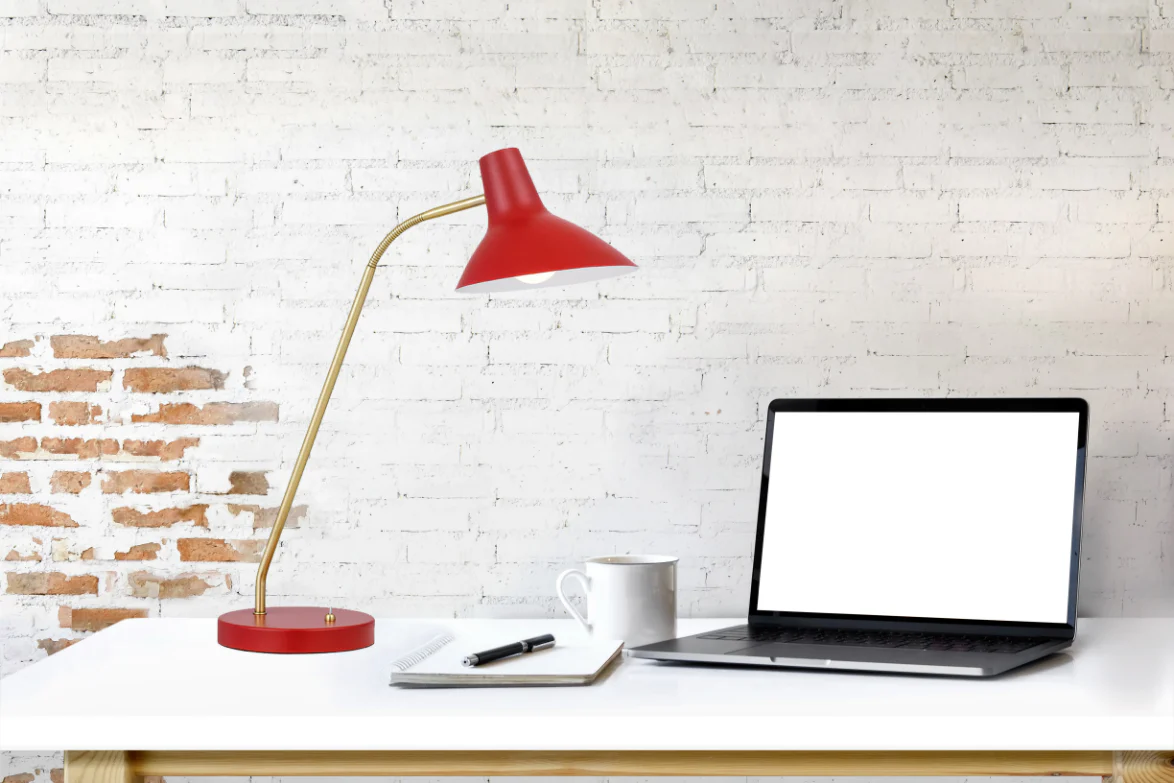 Telbix Farbon Table Lamp Red - Image 2