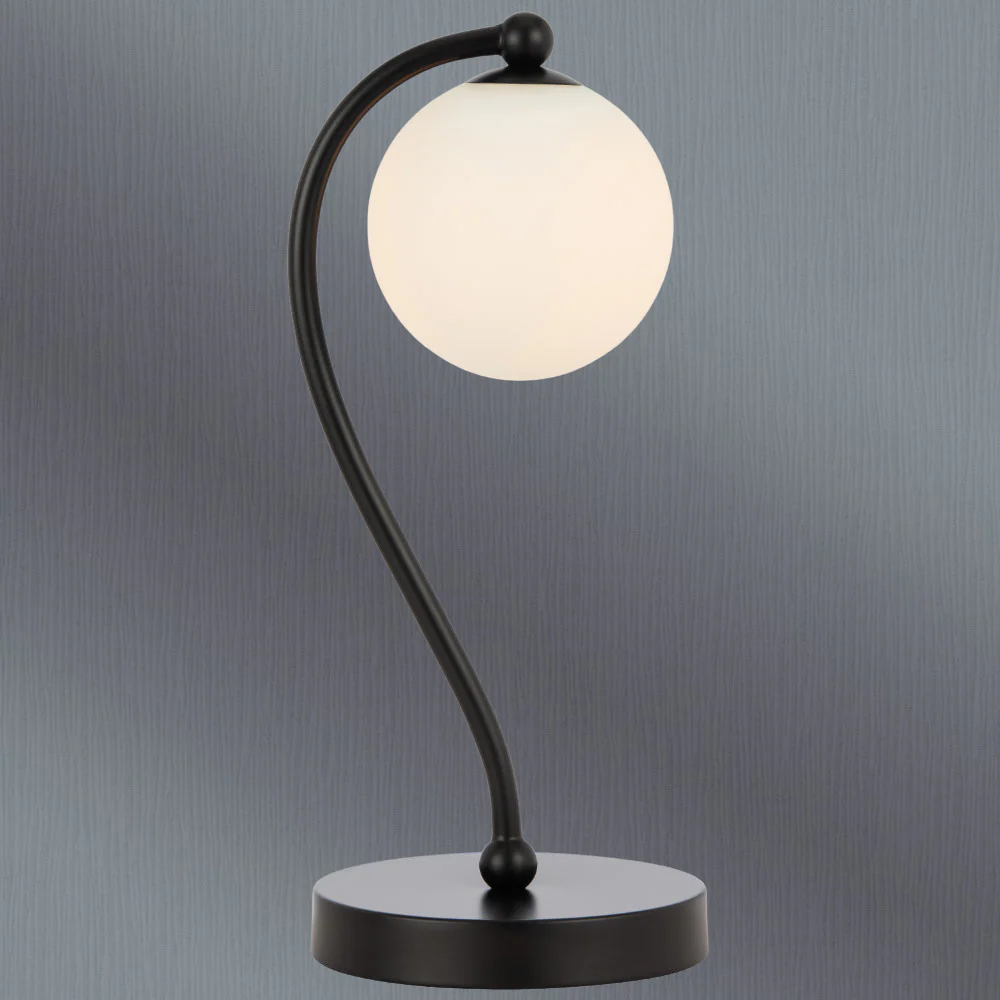 Telbix Felton Table Lamp Black Opal Matt - Image 2