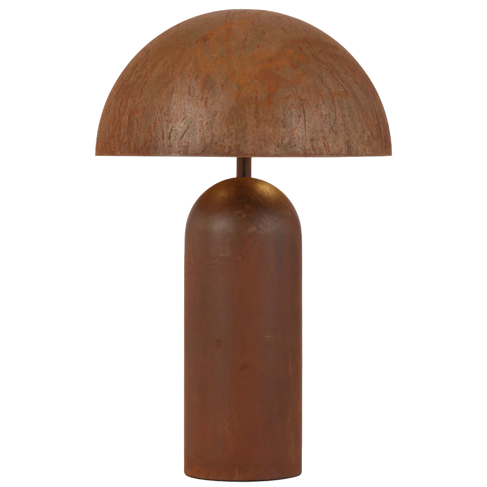 Telbix Ferum H46 Table Lamp Rust