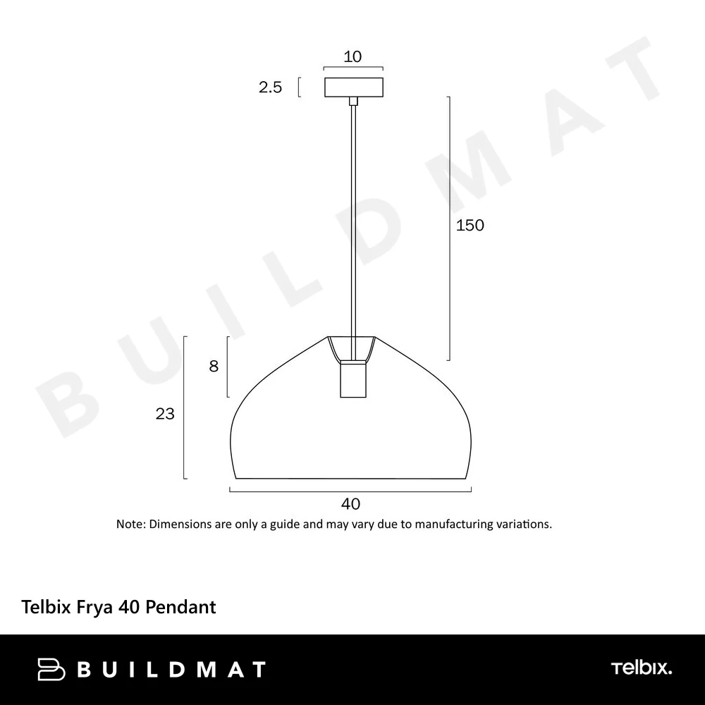 Telbix Frya 40 Pendant Natural - Image 4