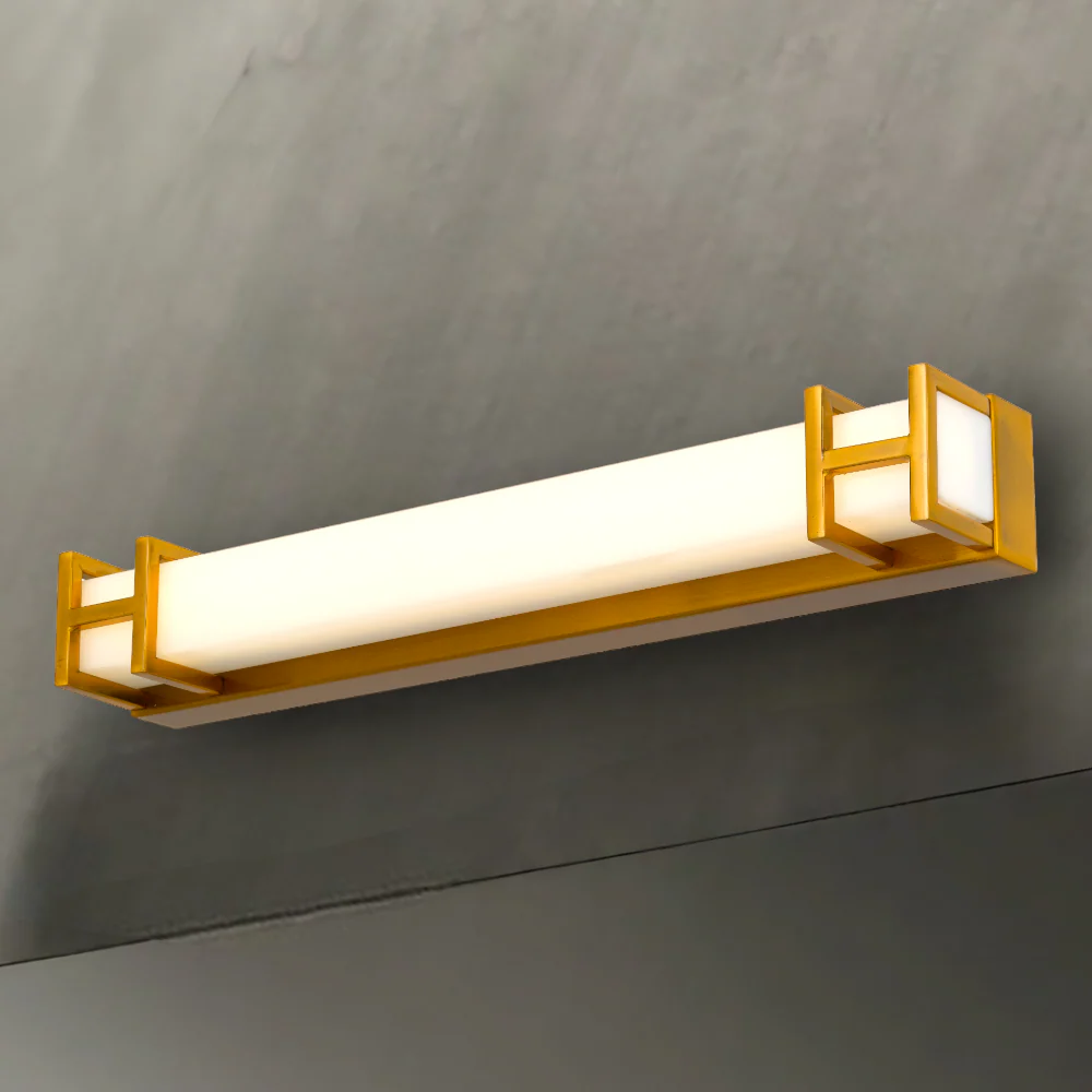 Telbix Gilson 40 Vanity Wall Light Antique Gold - Image 2