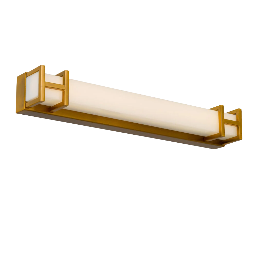 Telbix Gilson 40 Vanity Wall Light Antique Gold - Image 6