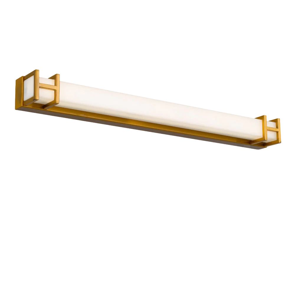 Telbix Gilson 60 Vanity Wall Light Antique Gold - Image 7