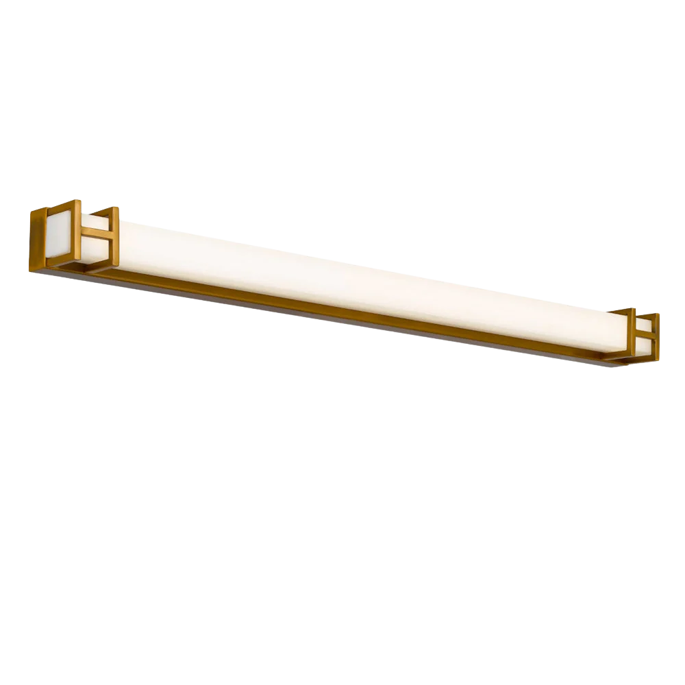 Telbix Gilson 80 Vanity Wall Light Antique Gold - Image 3