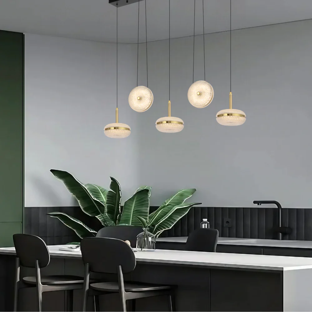 Telbix Govan 5 Light Bar Pendant Antique Gold - Image 4