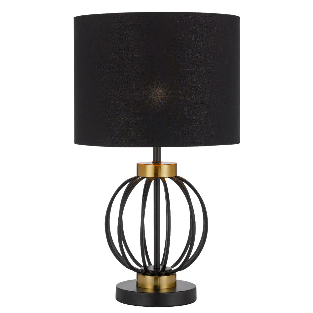 Telbix Grada Table Lamp Black Antique Gold - Image 5