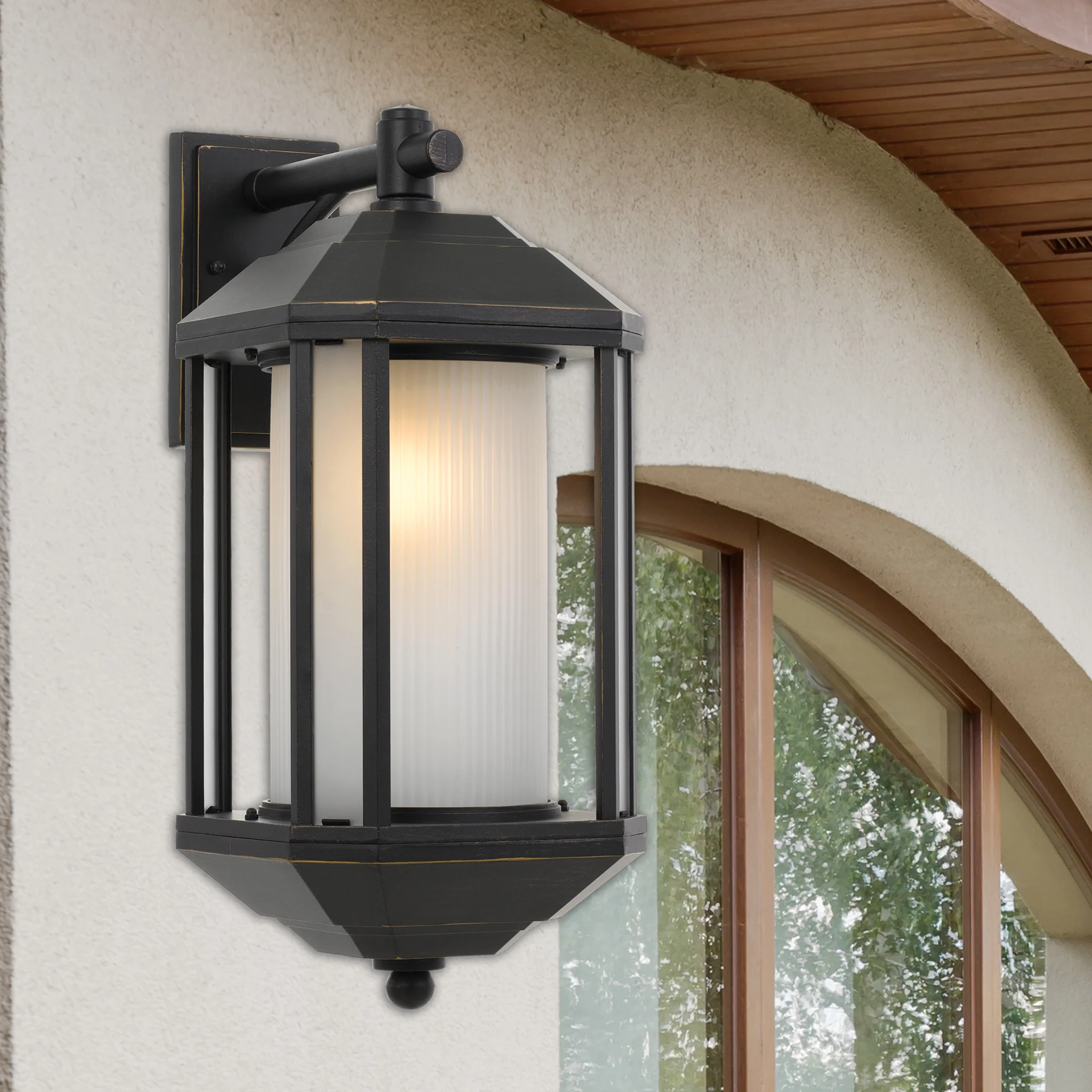 Telbix Havard Exterior 23 Wall Light Black - Image 2
