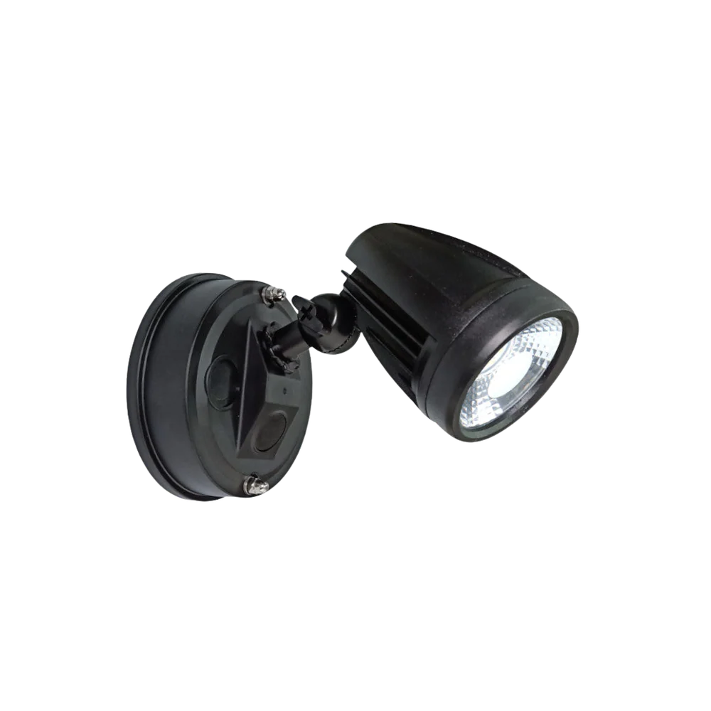 Telbix Illume Single Exterior Spot Black