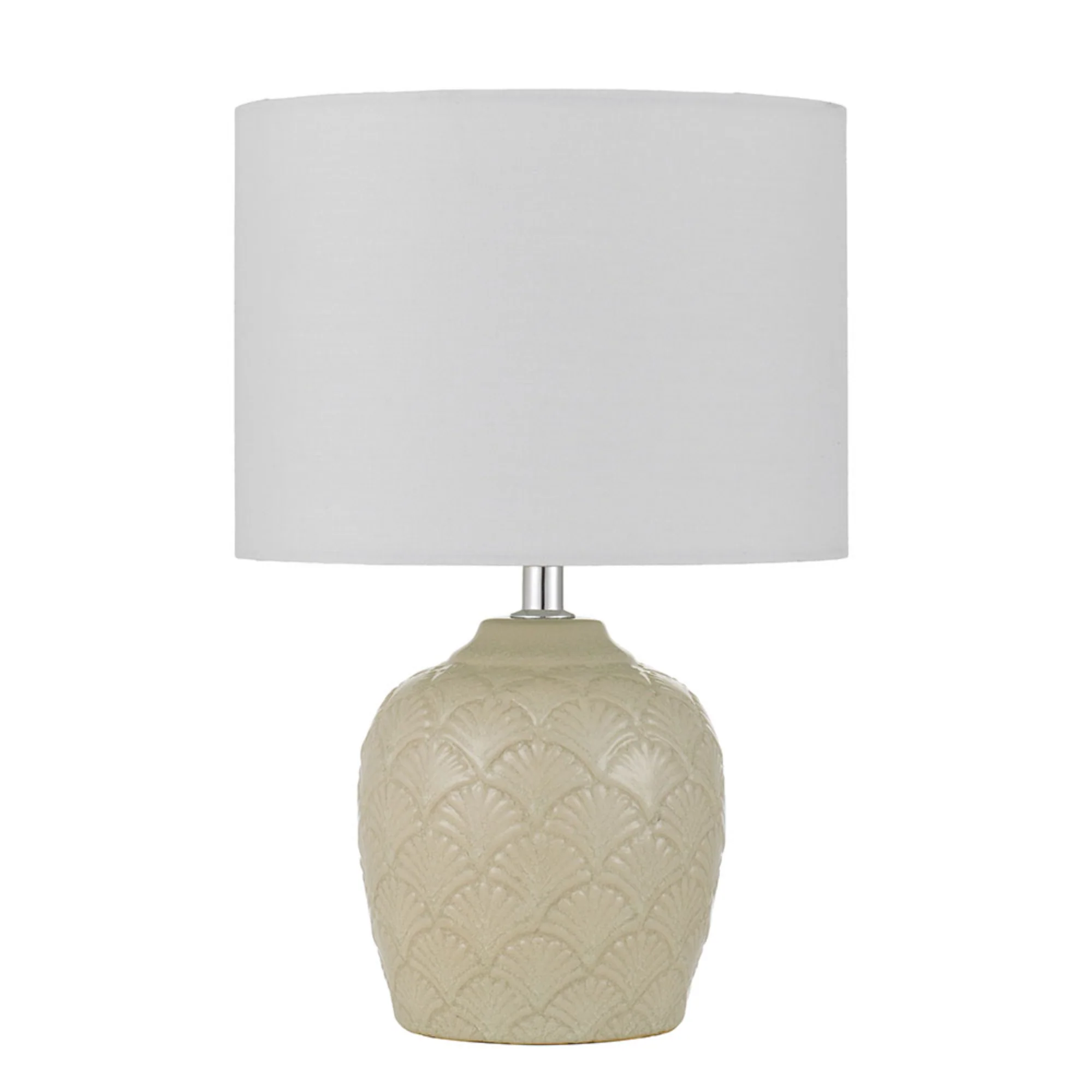 Telbix Indo Ceramic Table Lamp Cream - Image 4