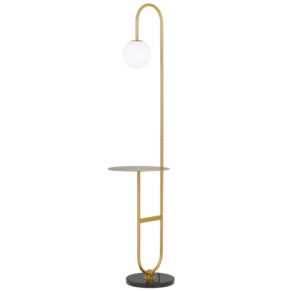 Telbix Inez Floor Lamp Black Antique Gold - Image 4