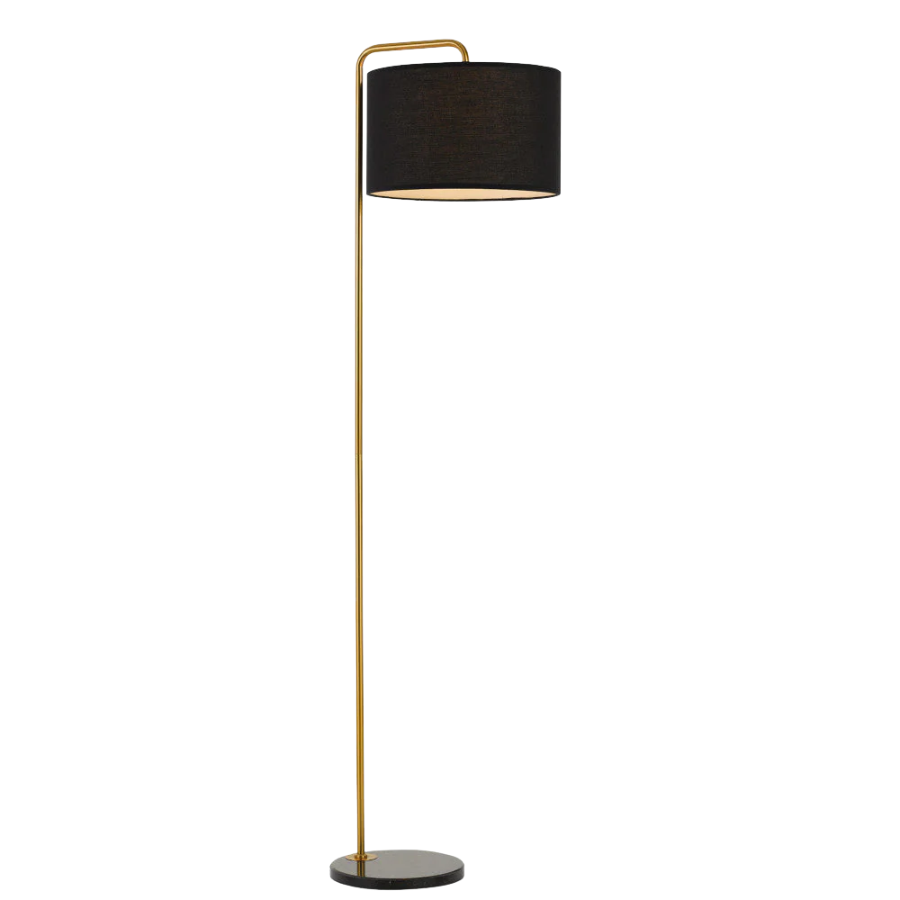 Telbix Ingrid Floor Lamp Gold Black