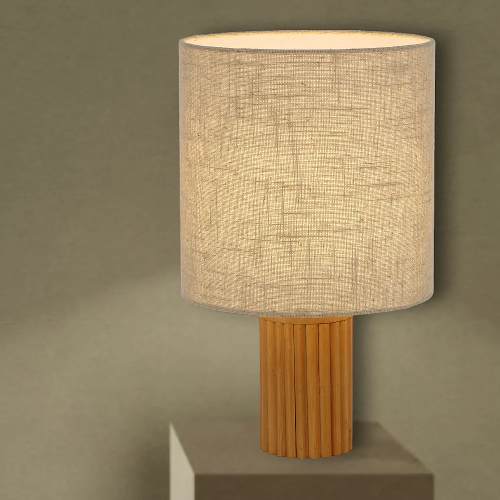 Telbix Inwood Table Lamp Pine - Image 2