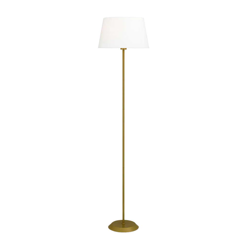 Telbix Jaxon Floor Lamp Gold Ivory - Image 3