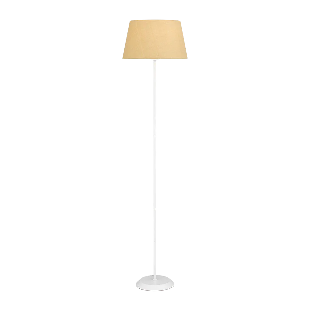 Telbix Jaxon Floor Lamp White Wheat