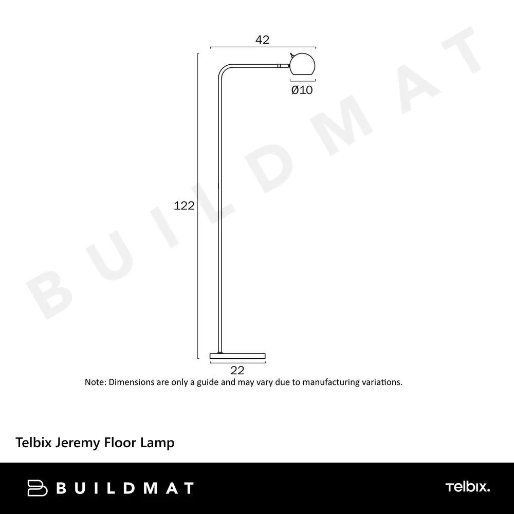 Telbix Jeremy Floor Lamp Black - Image 6