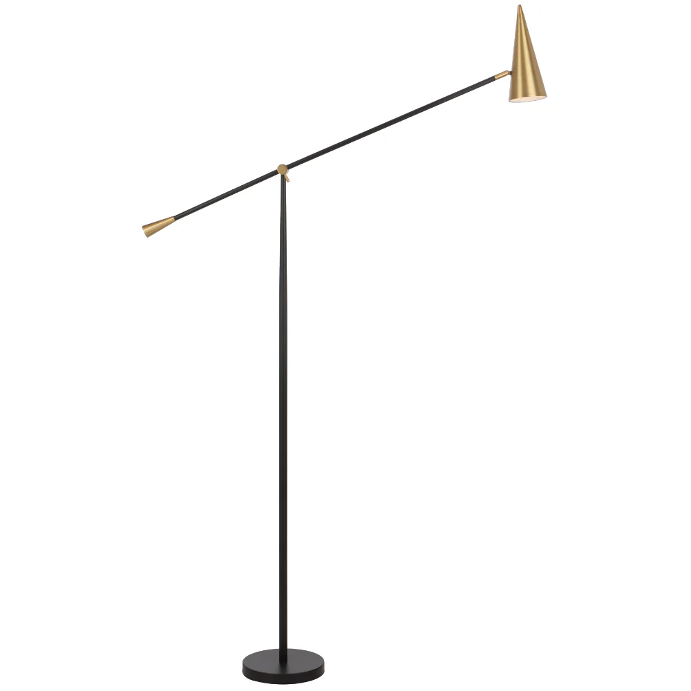 Telbix Jibara Floor Lamp Black - Image 2