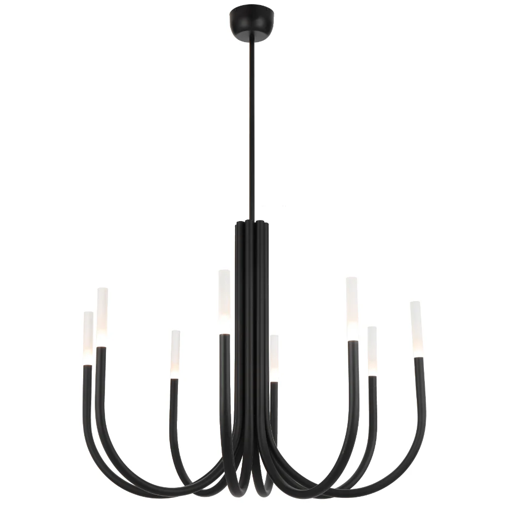 Telbix Joshua 8 Light Pendant Black - Image 5