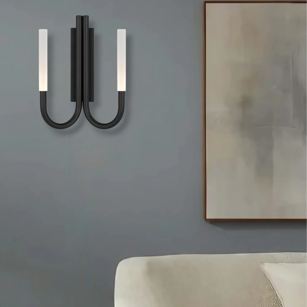 Telbix Joshua Wall Light Black - Image 2