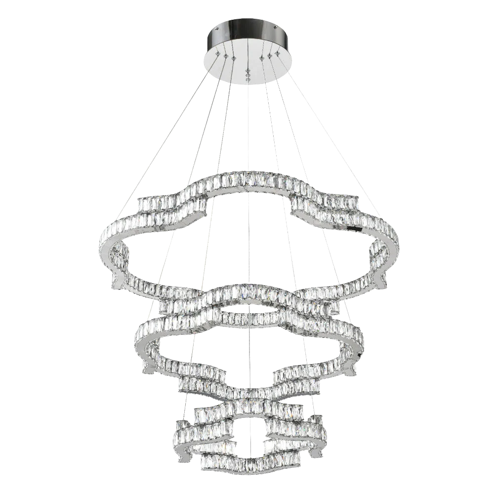 Telbix Jura 3 Tier Pendant Chrome - Image 7