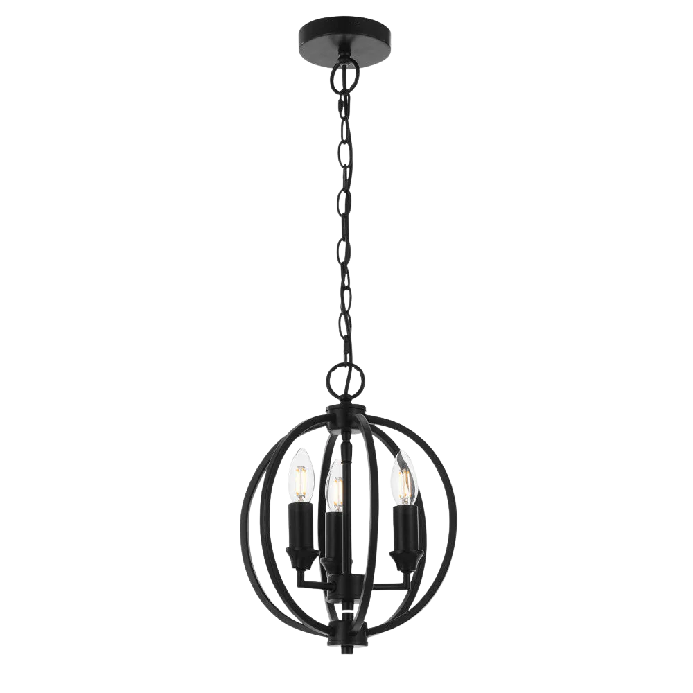 Telbix Kendall Pendant 3 Black - Image 3