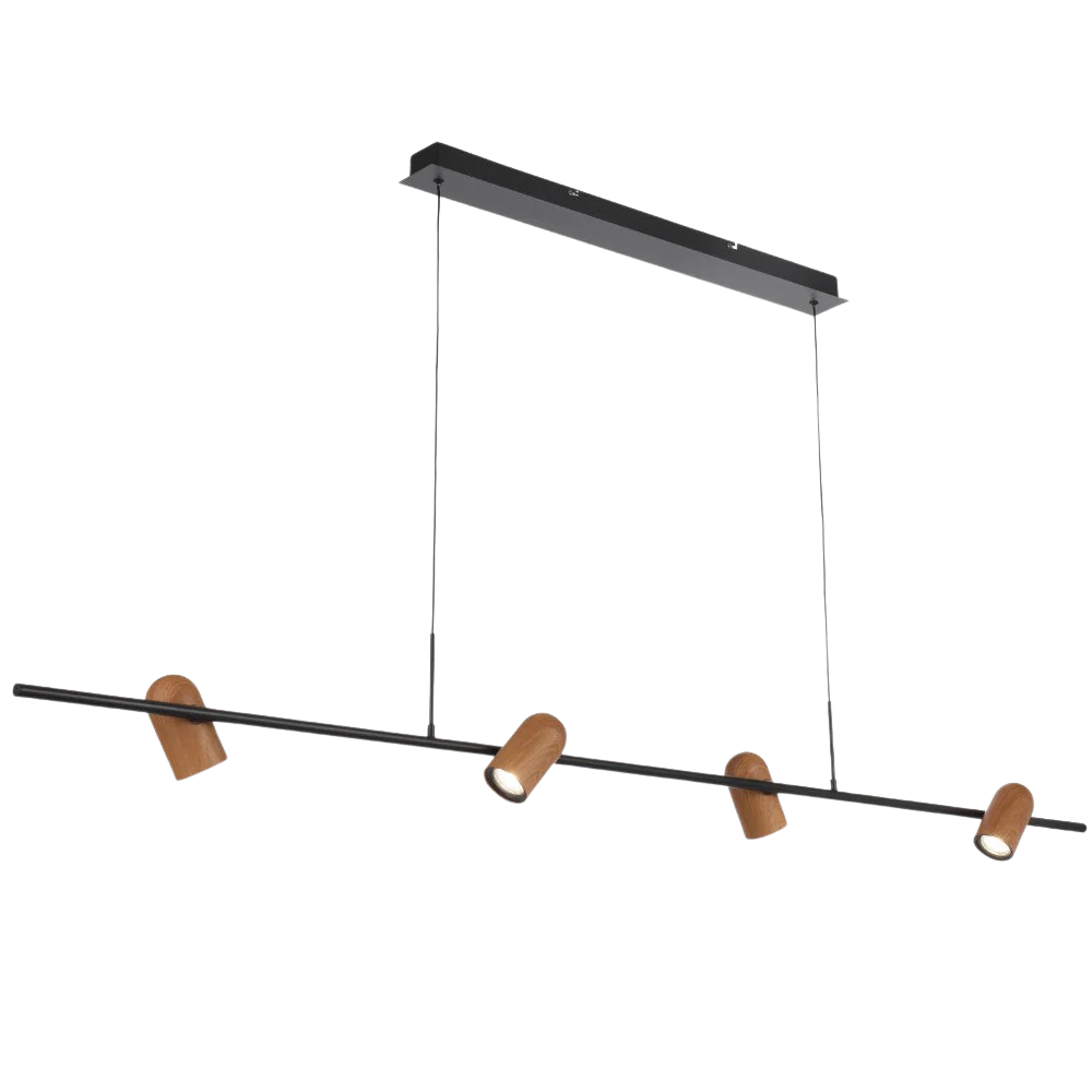 Telbix Kindle 4 Light Pendant Black - Image 3