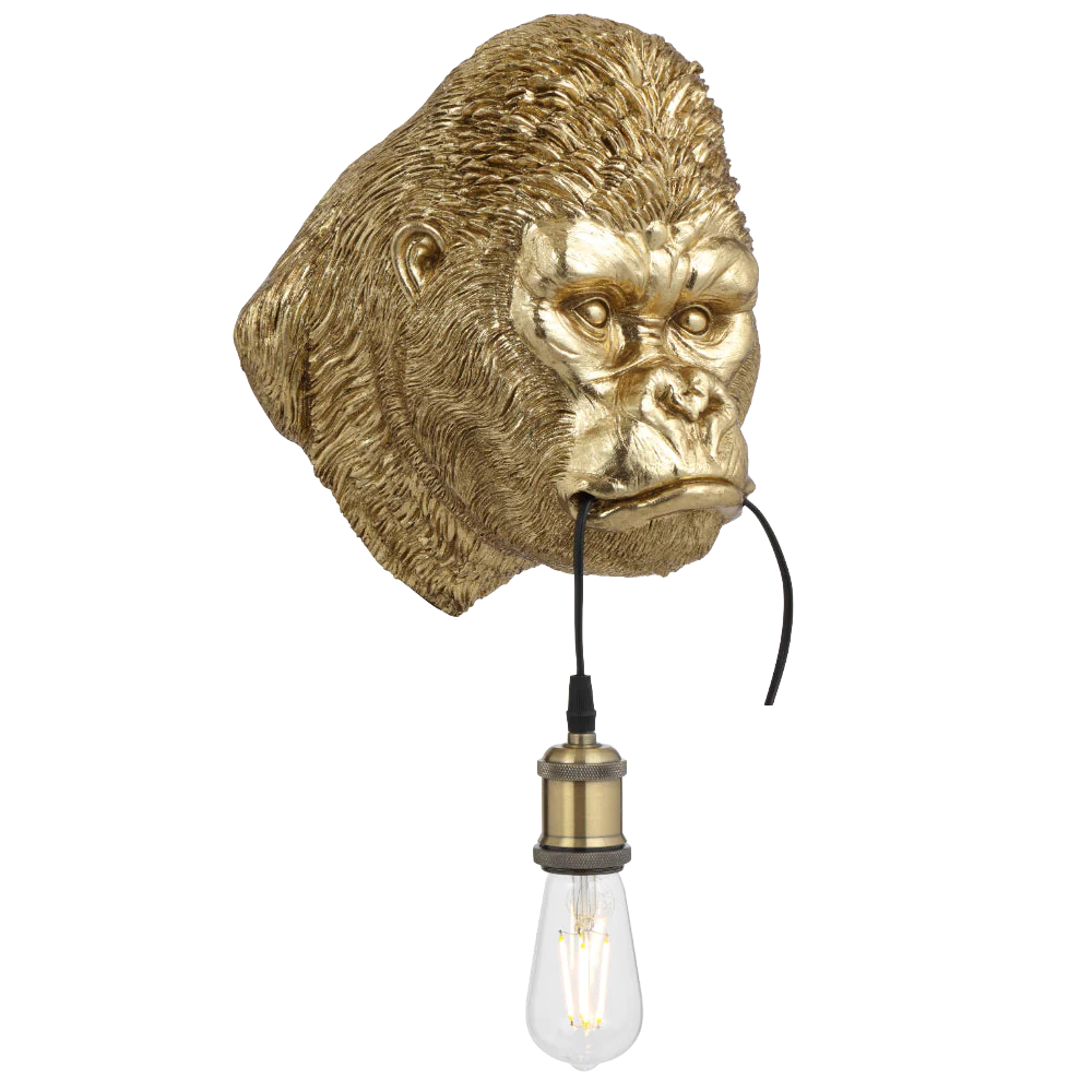 Telbix Kong Wall Light Gold - Image 3