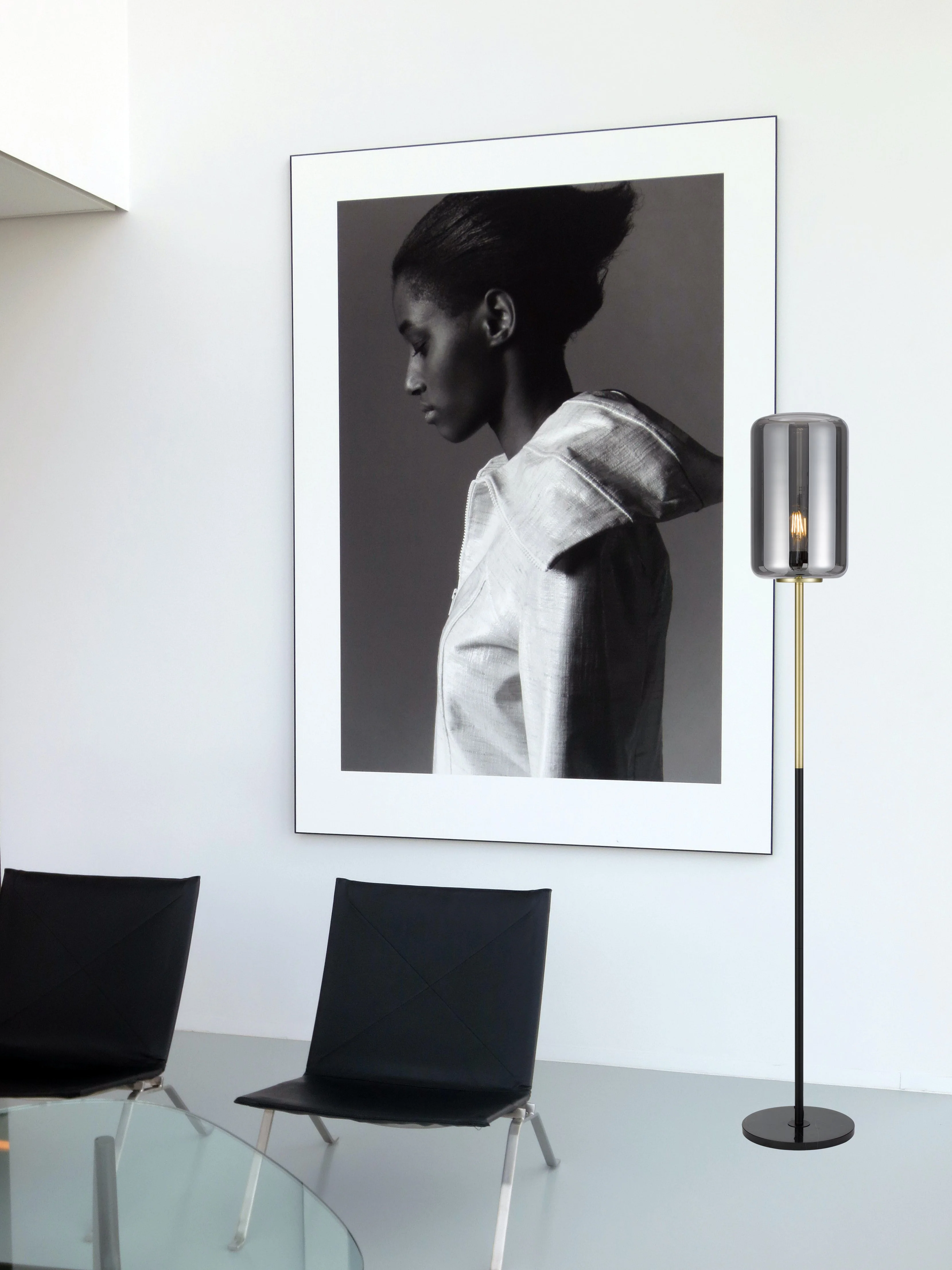 Telbix Korova Floor Lamp Smoke - Image 2