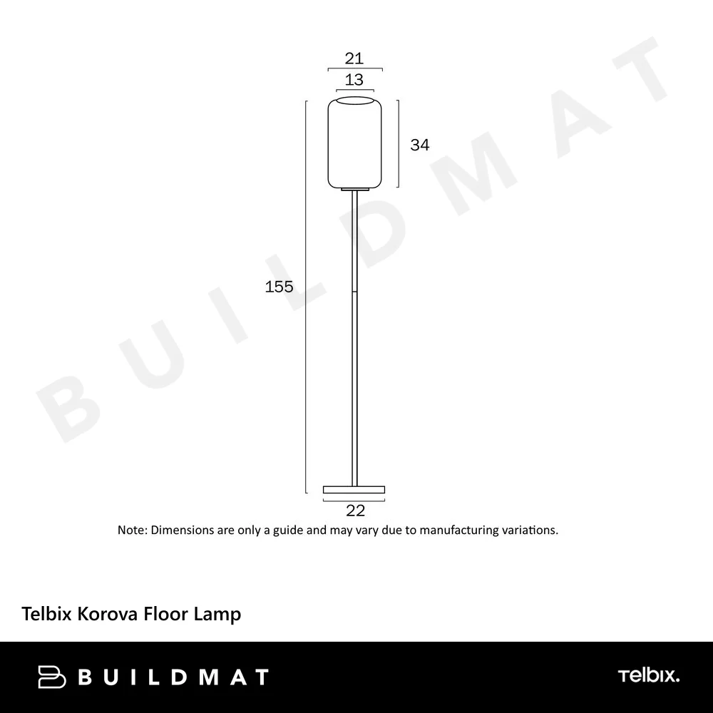 Telbix Korova Floor Lamp Smoke - Image 4