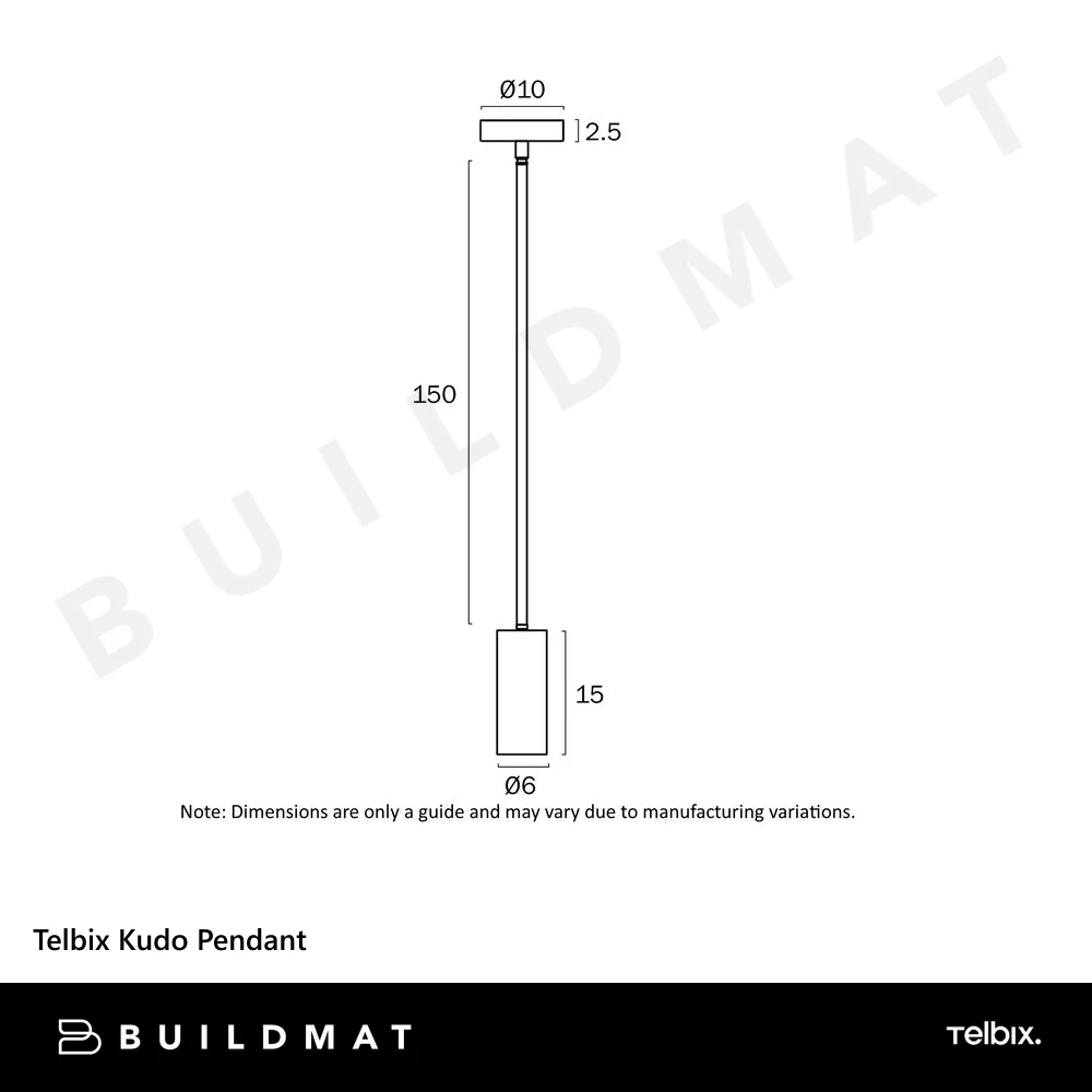 Telbix Kudo Pendant White - Image 6